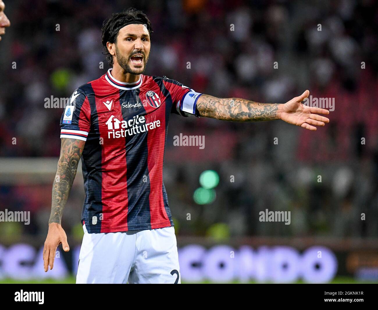 Bolonia, Italia. 13th de Sep de 2021. Roberto Soriano (Bolonia) retrato durante Bolonia FC vs Hellas Verona FC, fútbol italiano Serie A partido en Bolonia, Italia, septiembre de 13 2021 Crédito: Agencia de Fotografía Independiente/Alamy Live News Foto de stock