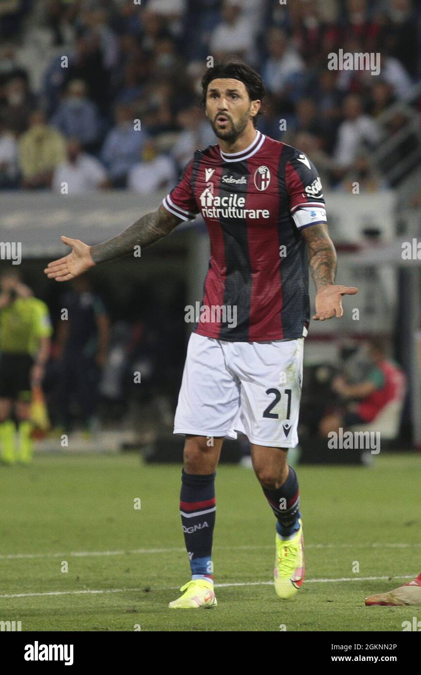 Bolonia, Italia. 13th de Sep de 2021. Roberto Soriano -Bolonia Durante el Bolonia FC vs Hellas Verona FC, fútbol italiano Serie A en Bolonia, Italia, septiembre de 13 2021 Crédito: Agencia Independiente de Fotografía / Alamy Live News Foto de stock