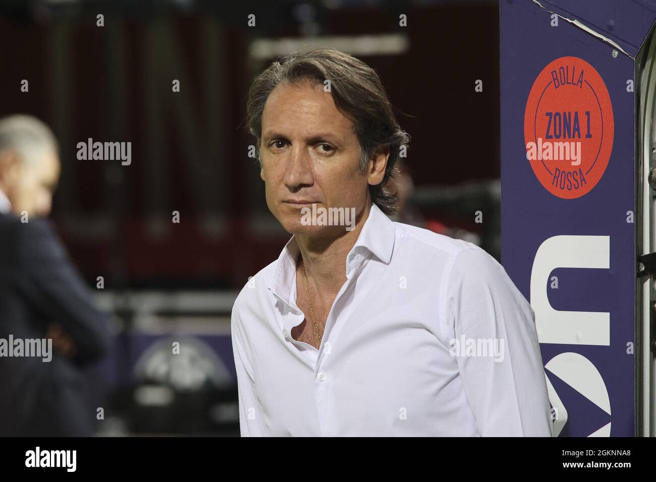 Bolonia, Italia. 13th de Sep de 2021. Director deportivo Bologna Riccardo Bigon durante Bolonia FC vs Hellas Verona FC, fútbol italiano Serie A partido en Bolonia, Italia, septiembre de 13 2021 Crédito: Agencia Independiente de Fotografía / Alamy Live News Foto de stock