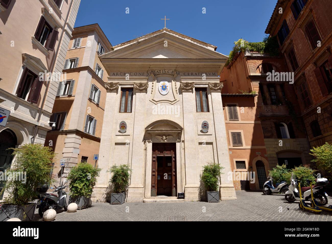 Italia, Roma, iglesia de San Giovanni della Pigna Foto de stock
