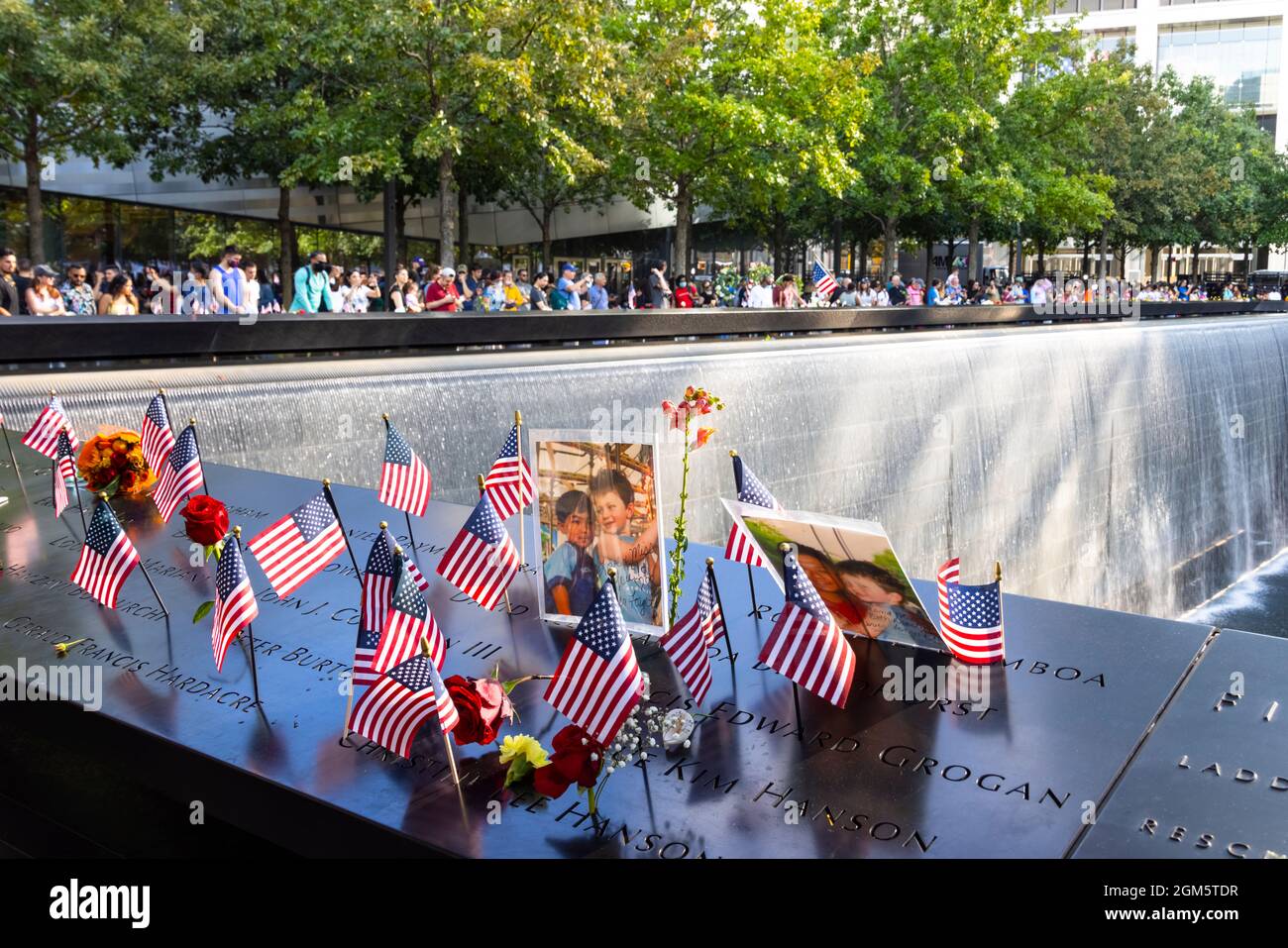 La ciudad de Nueva York conmemora el 20th aniversario de los ataques Terror de 9/11 Foto de stock
