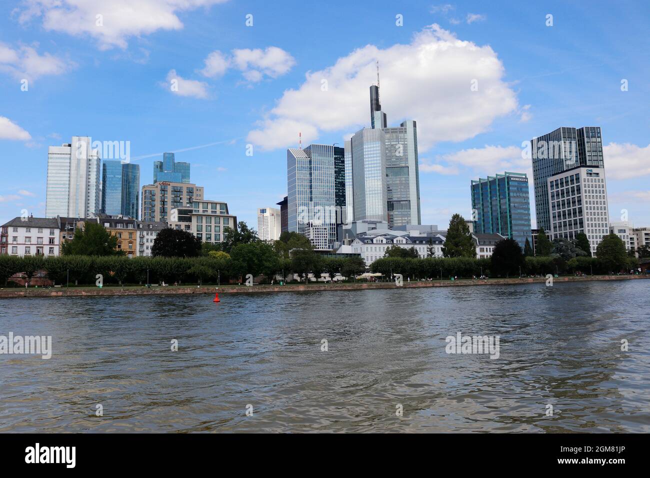 Skyline, Frankfurt am Main (nur fuer redaktionelle Verwendung. Keine Werbung. Referenzdatenbank: http://www.360-berlin.de. © Jens Knappe. Bildquellen Foto de stock