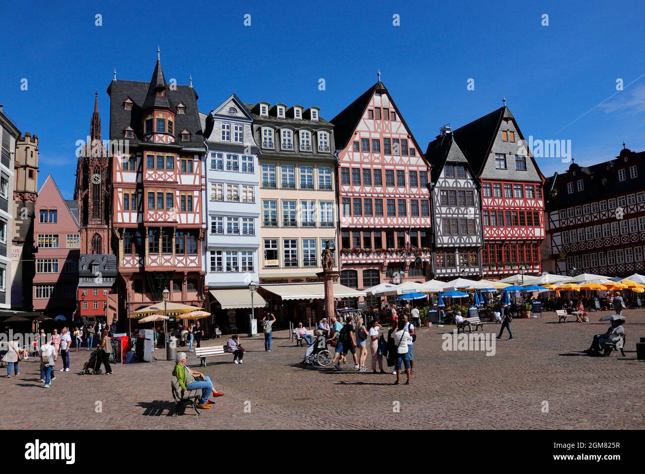 Romerberg, Frankfurt am Main (nur fuer redaktionelle Verwendung. Keine Werbung. Referenzdatenbank: http://www.360-berlin.de. © Jens Knappe. Bildquell Foto de stock