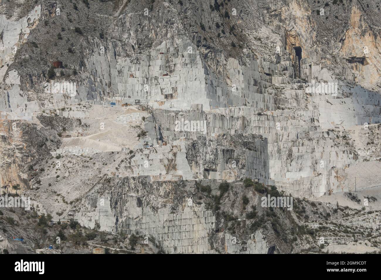 Carriere de marbre a ciel ouvert fotografías e imágenes de alta