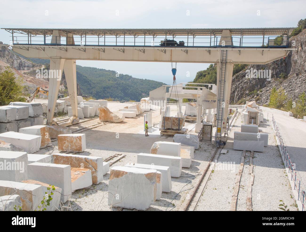 CANTERAS DE MÁRMOL CARRARA, ITALIA Fotografía de stock - Alamy