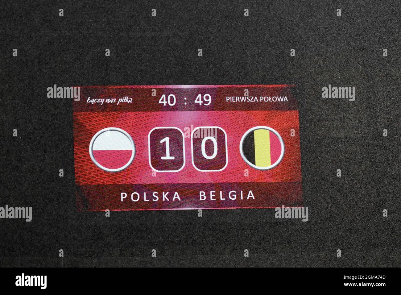 Gdansk, Polonia. 17th Sep, 2021. Imagen ilustrativa representada durante un  partido de fútbol femenino entre los equipos nacionales de Polonia y  Bélgica, llamado Las llamas rojas en primer juego en la clasificación