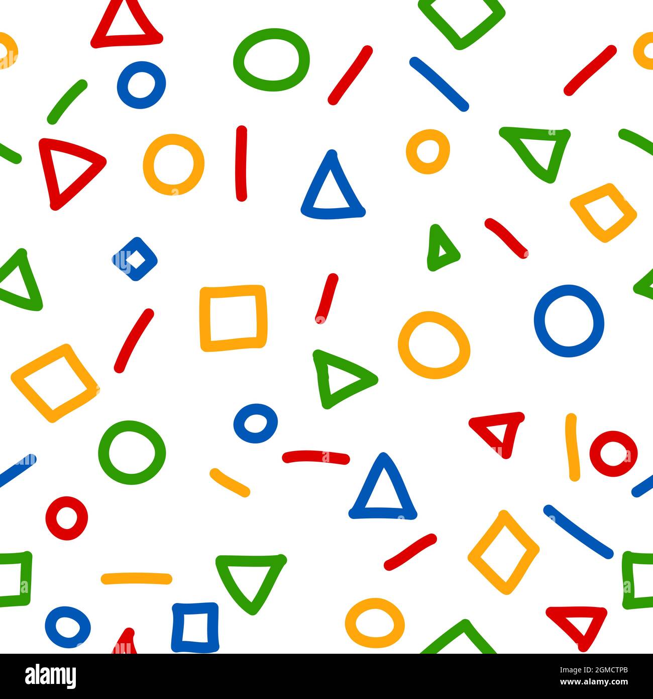 Color Formas Geometricas Patron Vectorial Sin Costuras Fondo Repetitivo De Bebe Matematico Muestra De Tela Papel De Envolver Impresion Continua Formas Geometricas Imagen Vector De Stock Alamy