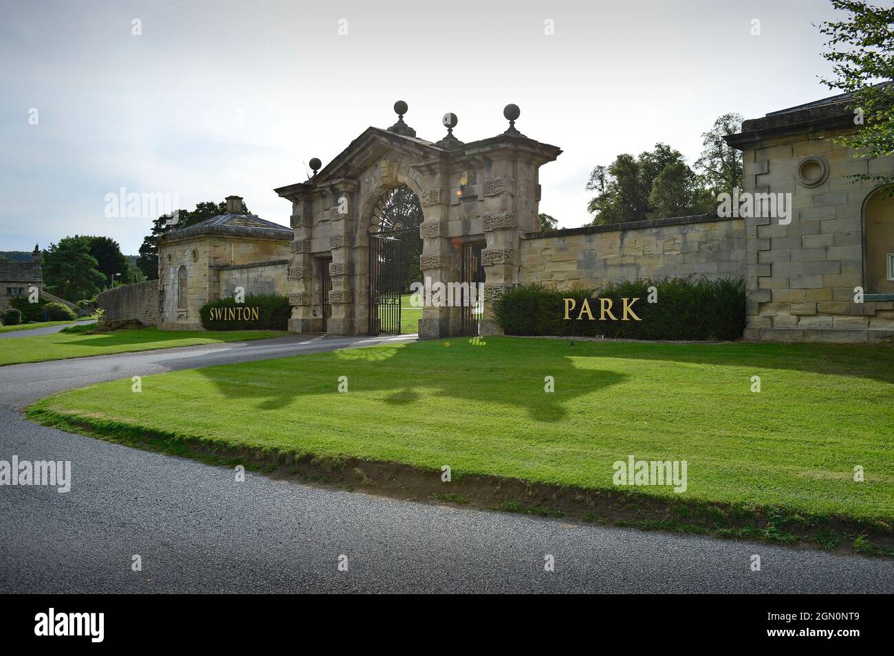 Swinton Estate Masham North Yorkshire Inglaterra Foto de stock