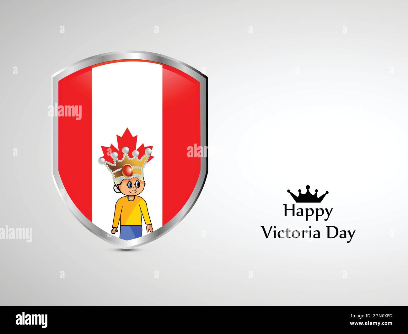 Día de Victoria en Canadá Ilustración del Vector