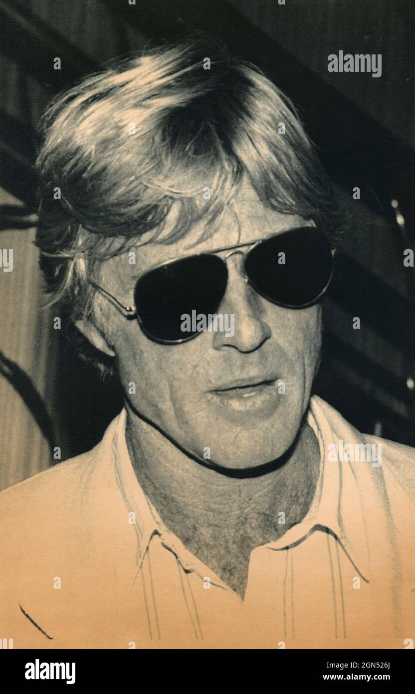 Actor estadounidense Robert Redford, 1989 Foto de stock