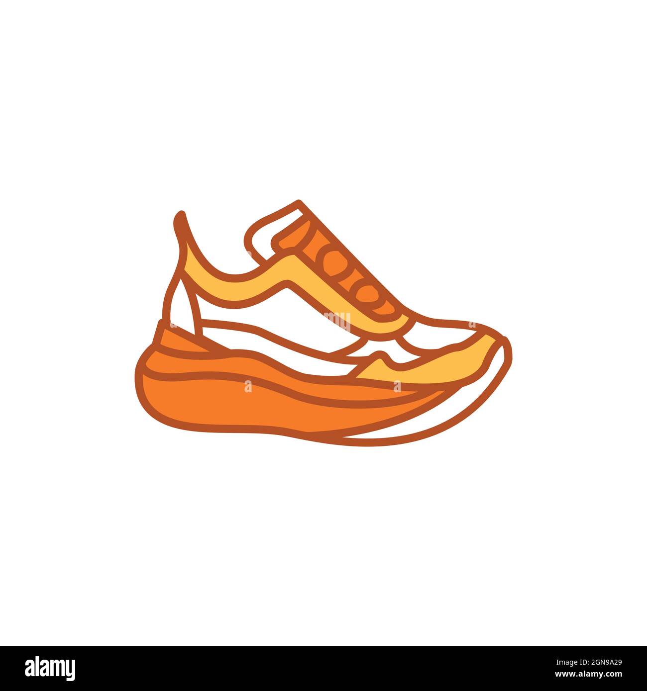 Zapatillas de lona icono línea de color. Pictograma para página web, aplicación móvil, promoción. Elemento de diseño UI UX GUI. Trazo editable Imagen Vector de stock Alamy