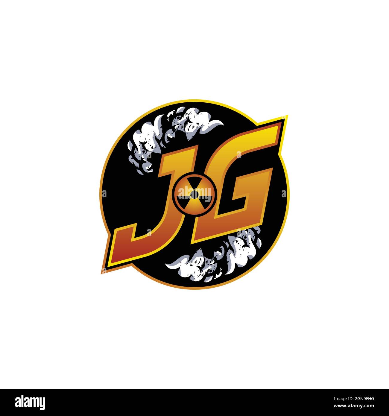 Vectores de letra jg logo vector fotografías e imágenes de alta
