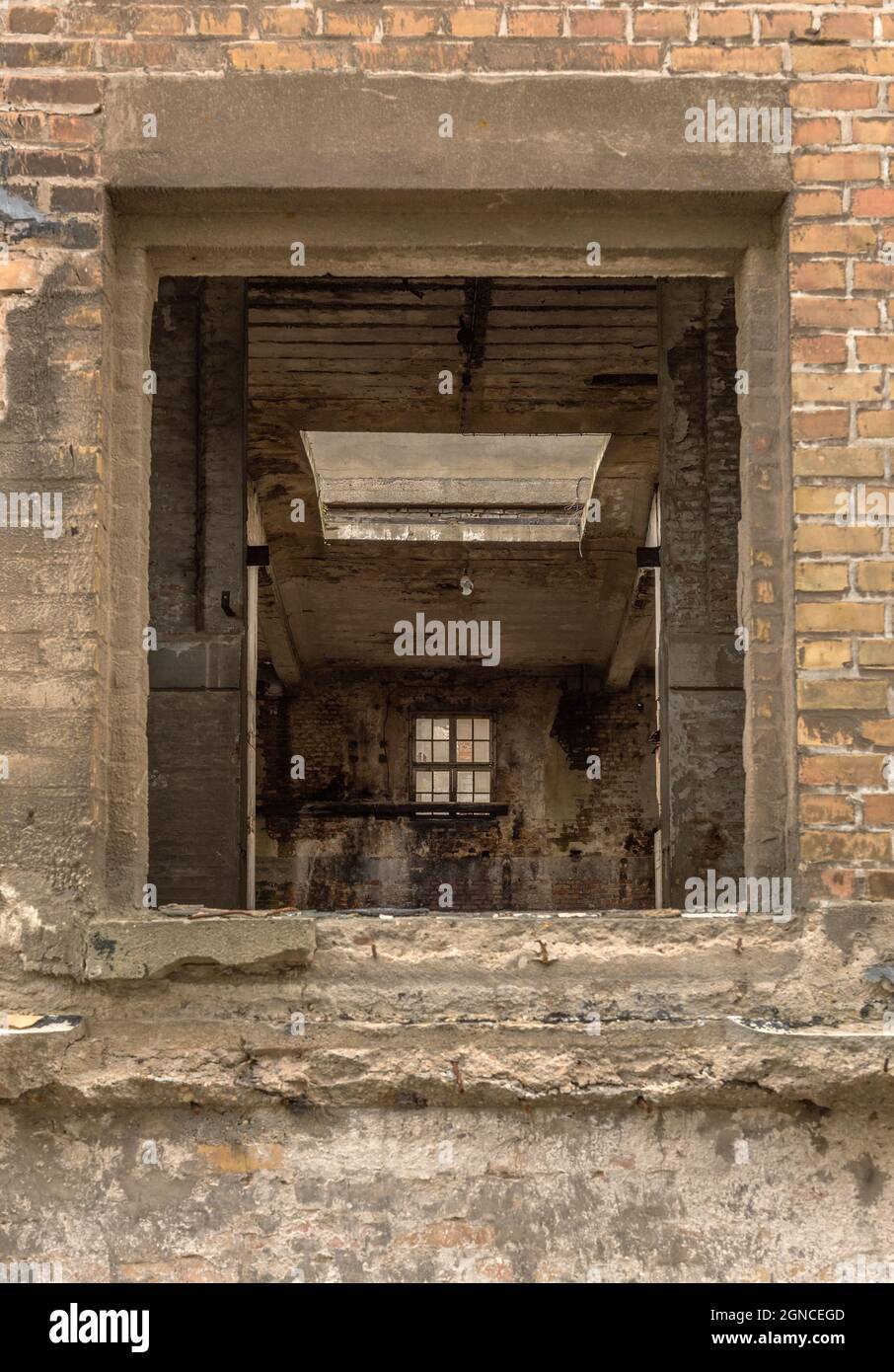 Ruinas de una antigua fábrica de papel abandonada Fotografía de stock -  Alamy
