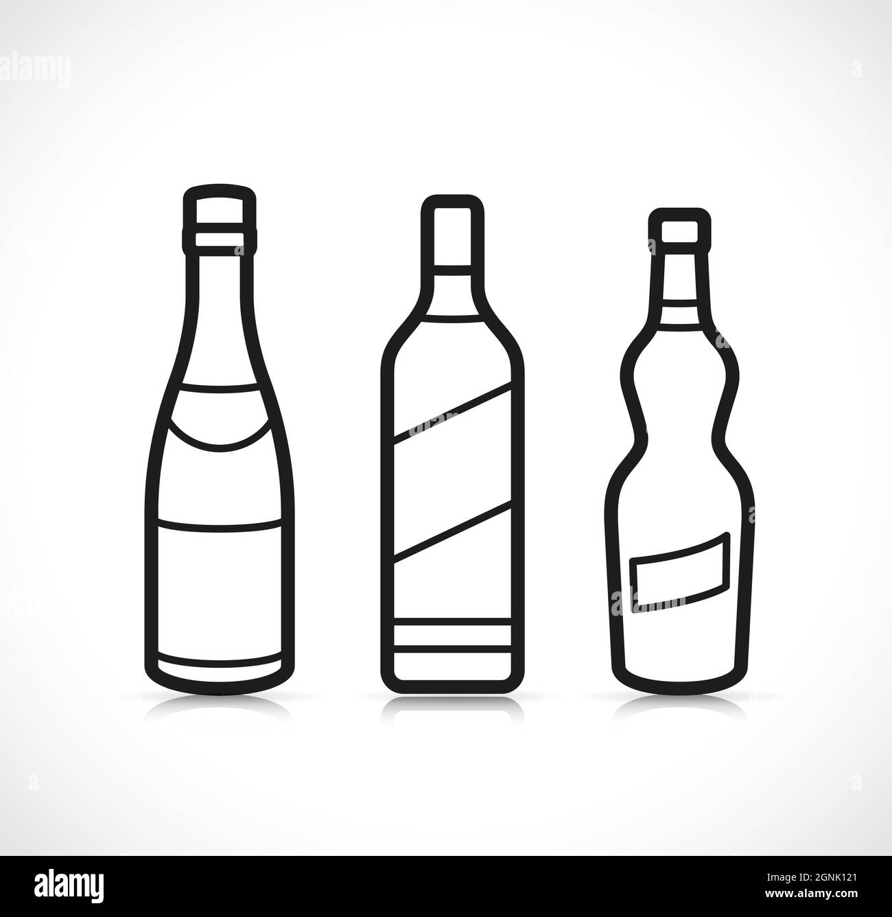Iconos De Botellas De Alcohol Fotografías E Imágenes De Alta Resolución Alamy 5082