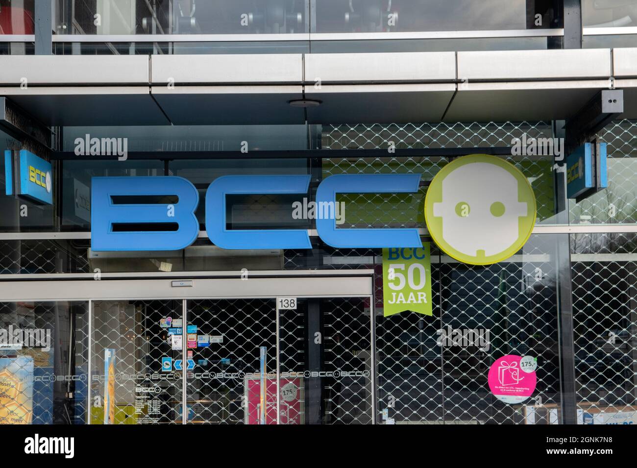 Billboard BCC en Amsterdam países Bajos 2020 Foto de stock