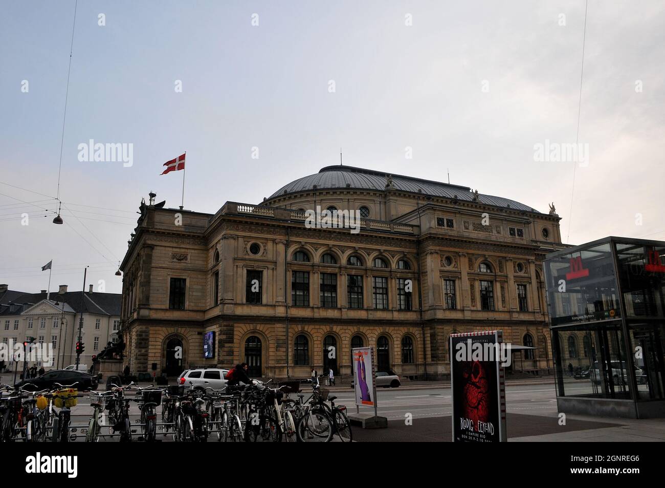 Copenhague, Dinamarca.,27 de septiembre de 2021, Det kongelig teater El edificio real del teatro ubicación Kongen nytorv ind anish capital. (Foto..Francis Foto de stock