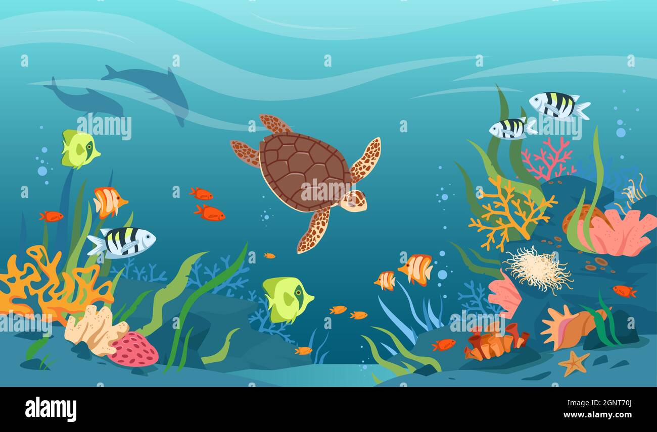 Dibujos animados bajo el agua fotografías e imágenes de alta resolución -  Alamy