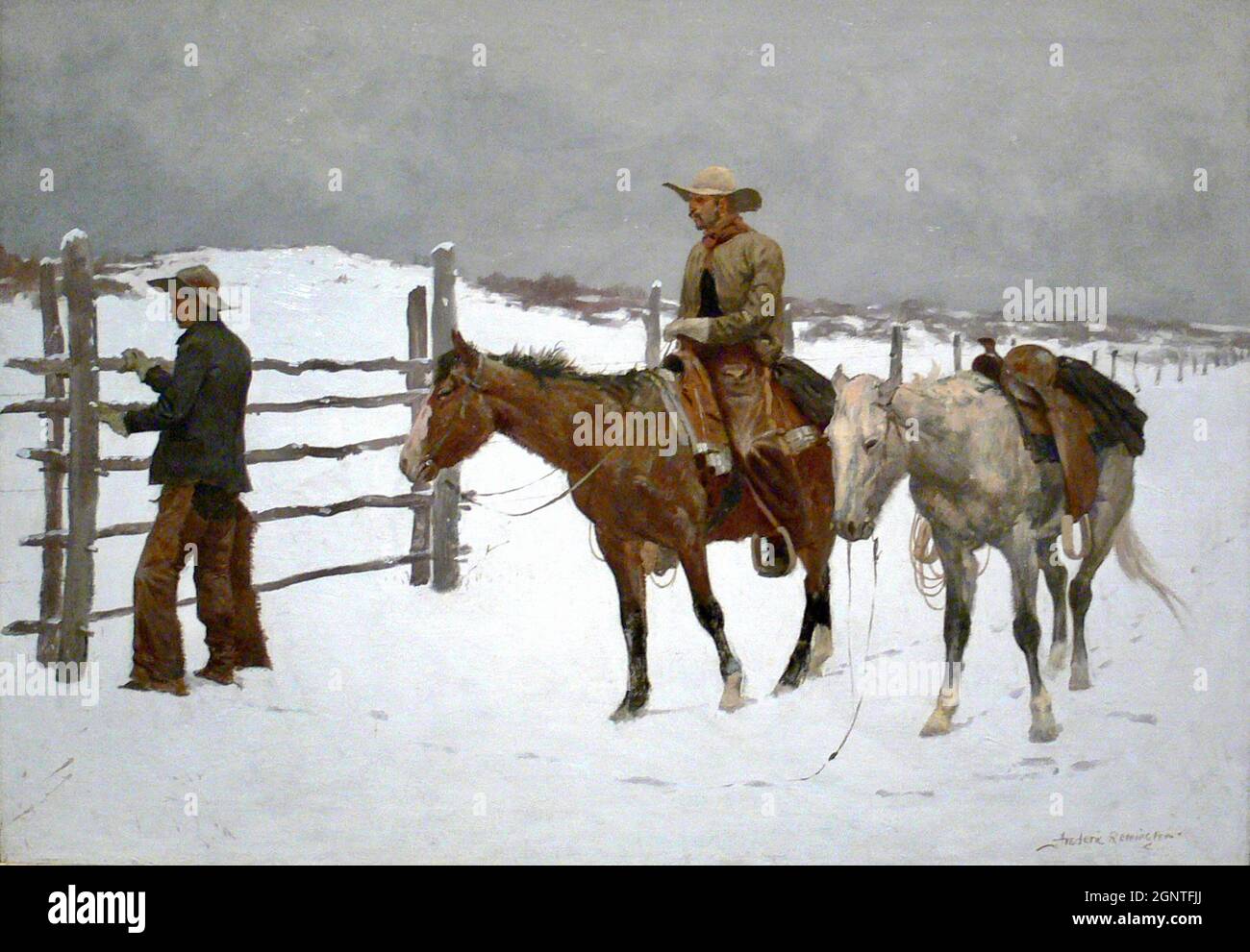 Pintura de vaqueros fotografías e imágenes de alta resolución - Alamy