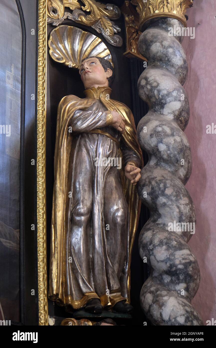 San Estanislao Kostka, altar de San Francisco en la Iglesia de