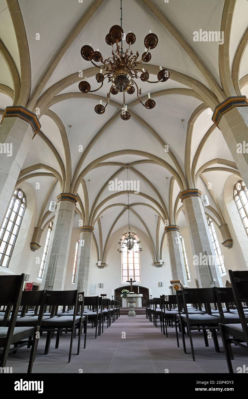 Iglesia gótica en Petershagen Foto de stock