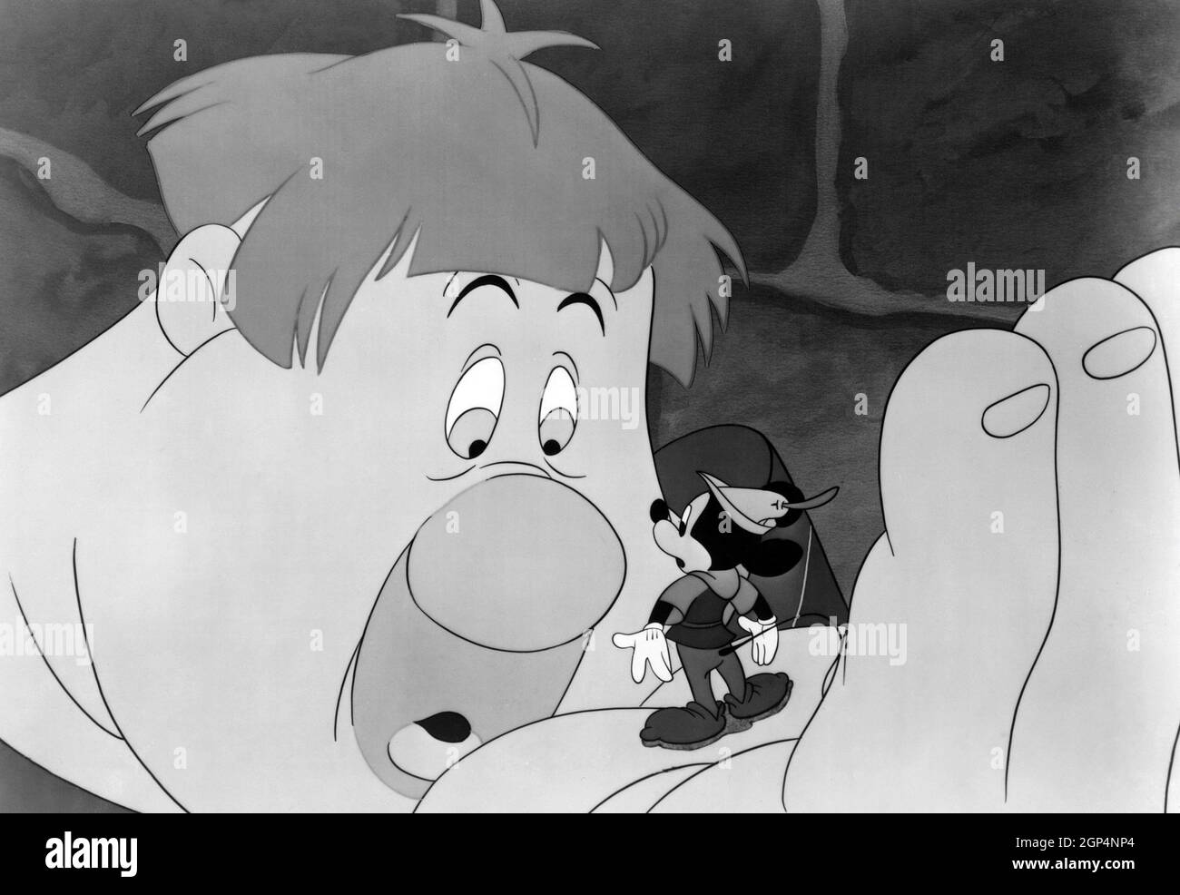 MICKEY Y EL BEANSTALK, de izquierda, Willie el Gigante (con la voz de Billy  Gilbert), Mickey Mouse (con la voz de Walt Disney), 1947. ©Walt Disney/cortesía  de Everett Collection Fotografía de stock -