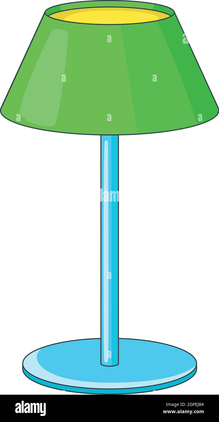 Lámpara de piso, ícono de estilo de dibujos animados Imagen Vector de stock  - Alamy