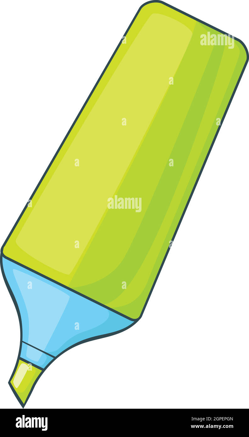 Dibujo lápiz marcador, icono de estilo de dibujos animados Imagen Vector de  stock - Alamy