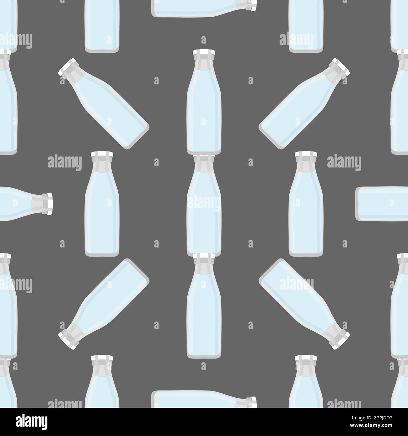 Ilustración sobre el conjunto de temas Botellas de vidrio de tipos idénticos Ilustración del Vector