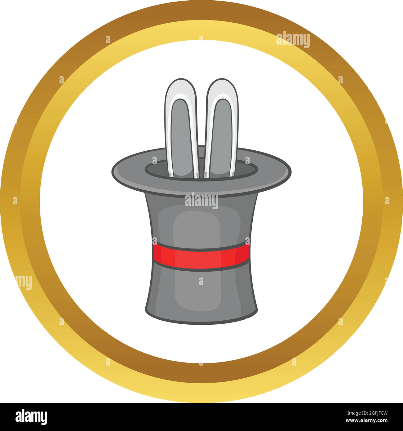 Orejas de conejo icono vectorial Ilustración del Vector