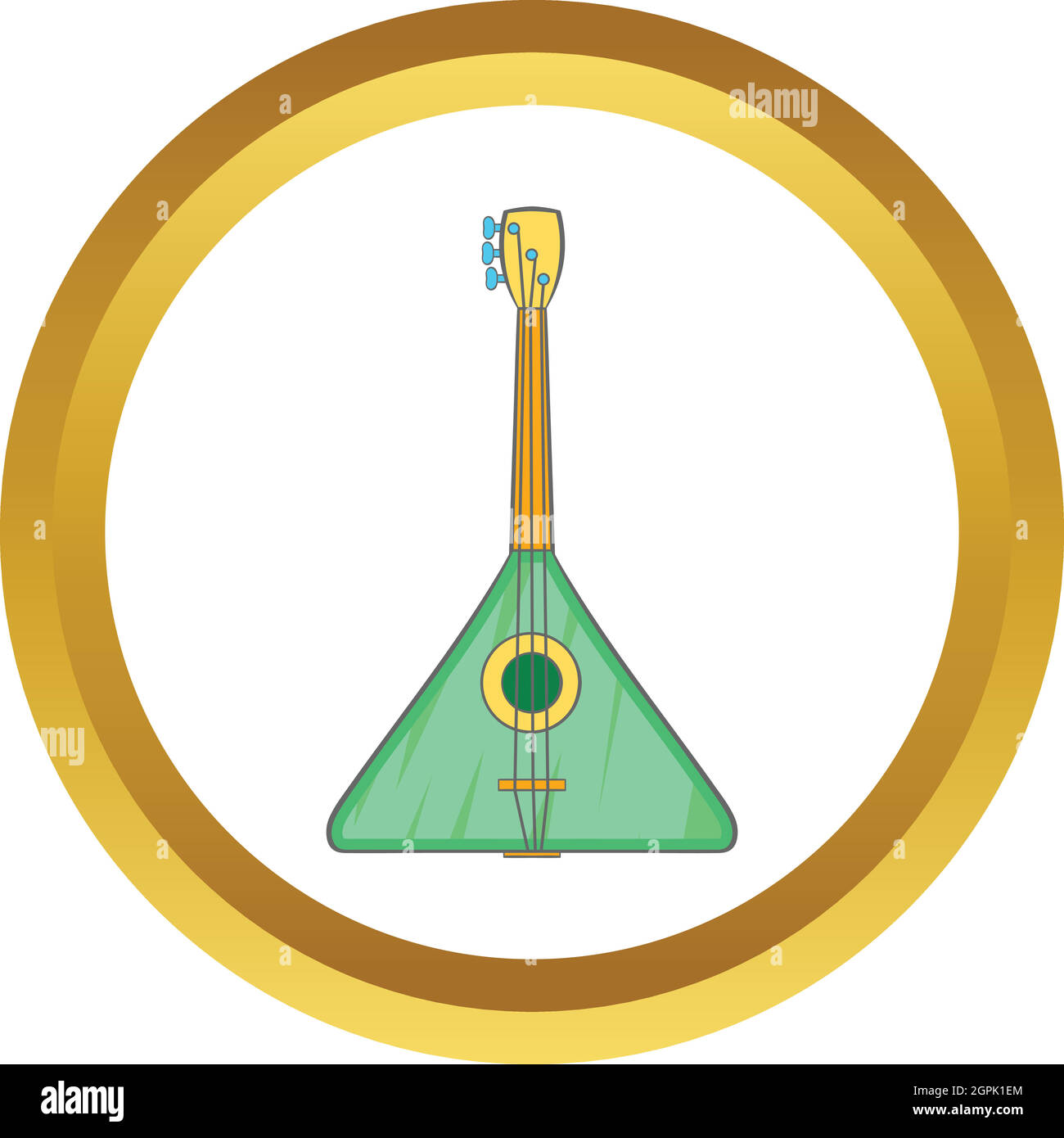 Guitarra triangular Imágenes vectoriales de stock - Alamy