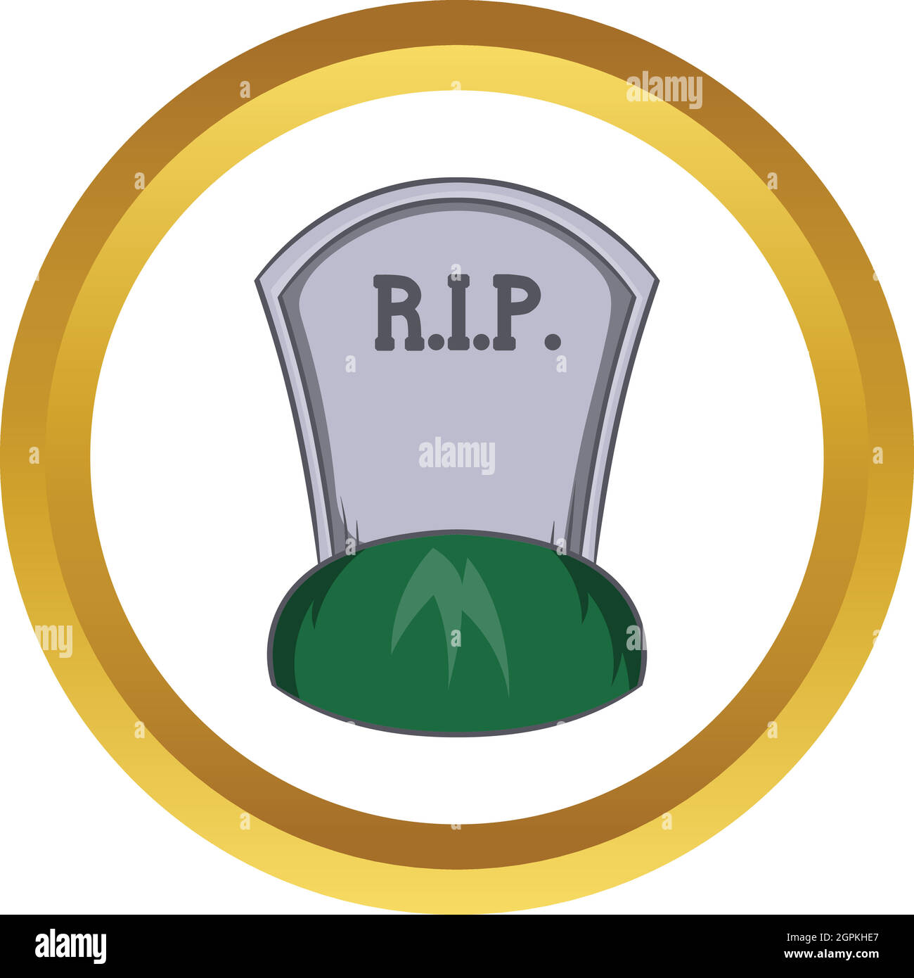 Cementerio tumba cementerio cementerio Imágenes vectoriales de stock