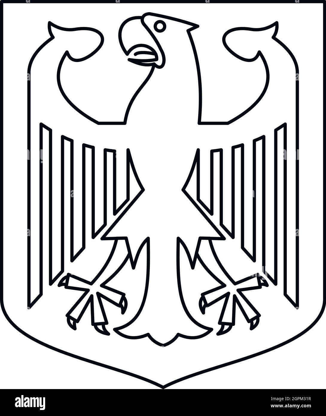 águila imperial alemana Imágenes vectoriales de stock - Alamy
