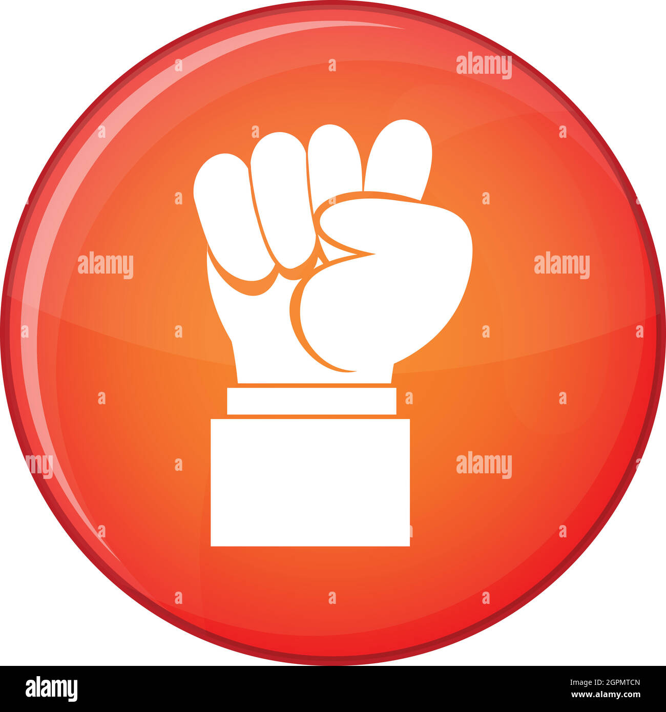 Fist fight icon clenched fist Imágenes vectoriales de stock Alamy