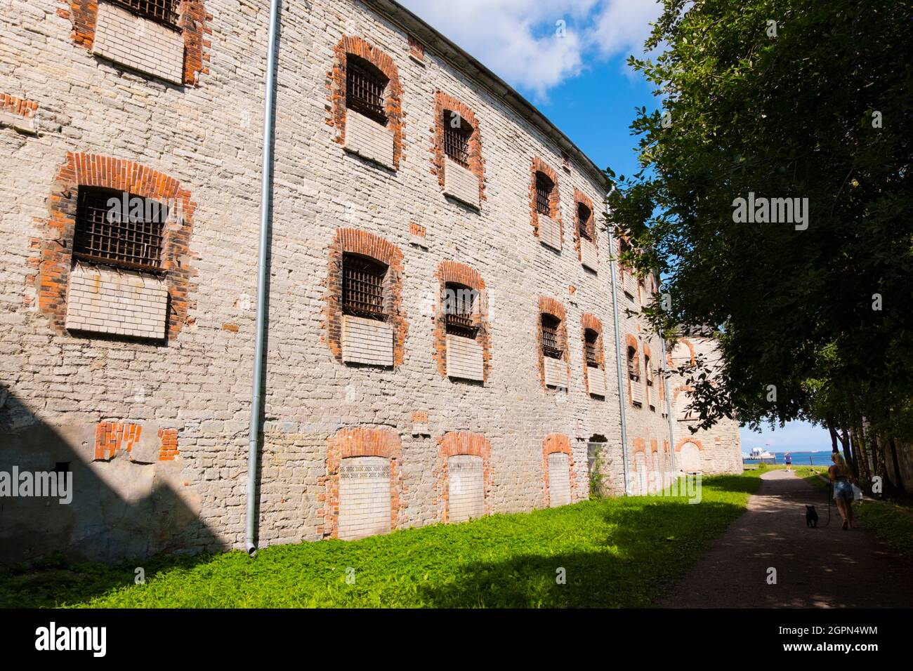 Patarei Merekindlus, Patarei antigua prisión, Kalamaja, Tallin, Estonia Foto de stock