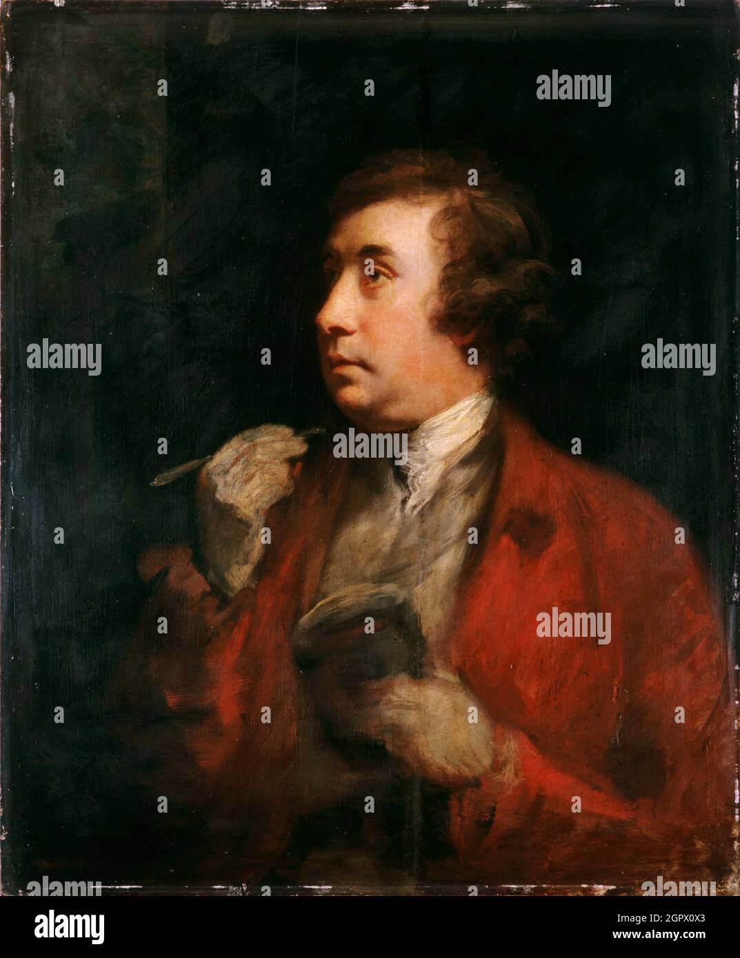 Retrato de Sir William Chambers (1723-1796) , ca 1760. Encontrado en la Colección de la Mus&#XE9;e des Beaux-Arts, Burdeos. Foto de stock