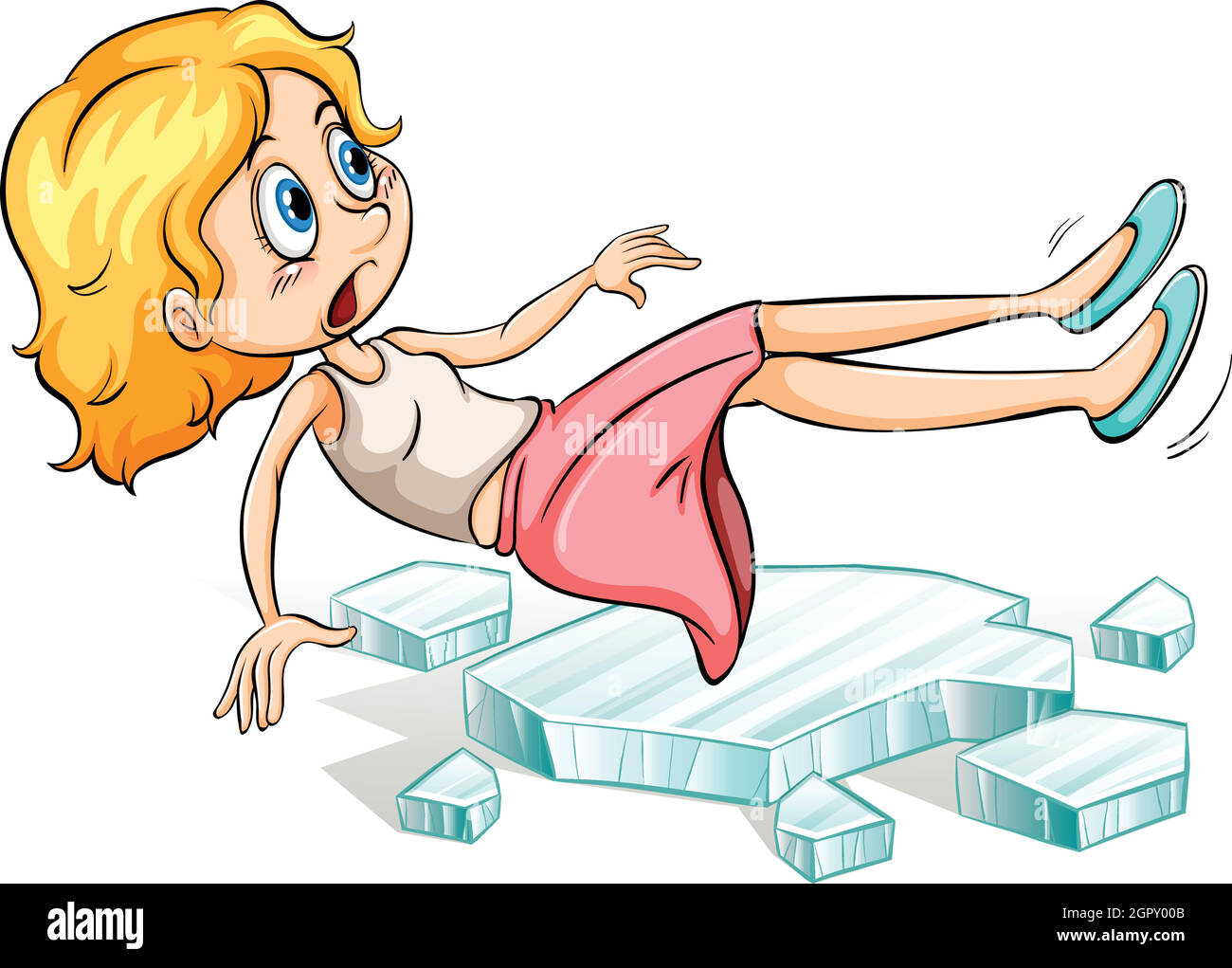 Chica De Hielo Imágenes vectoriales de stock Alamy