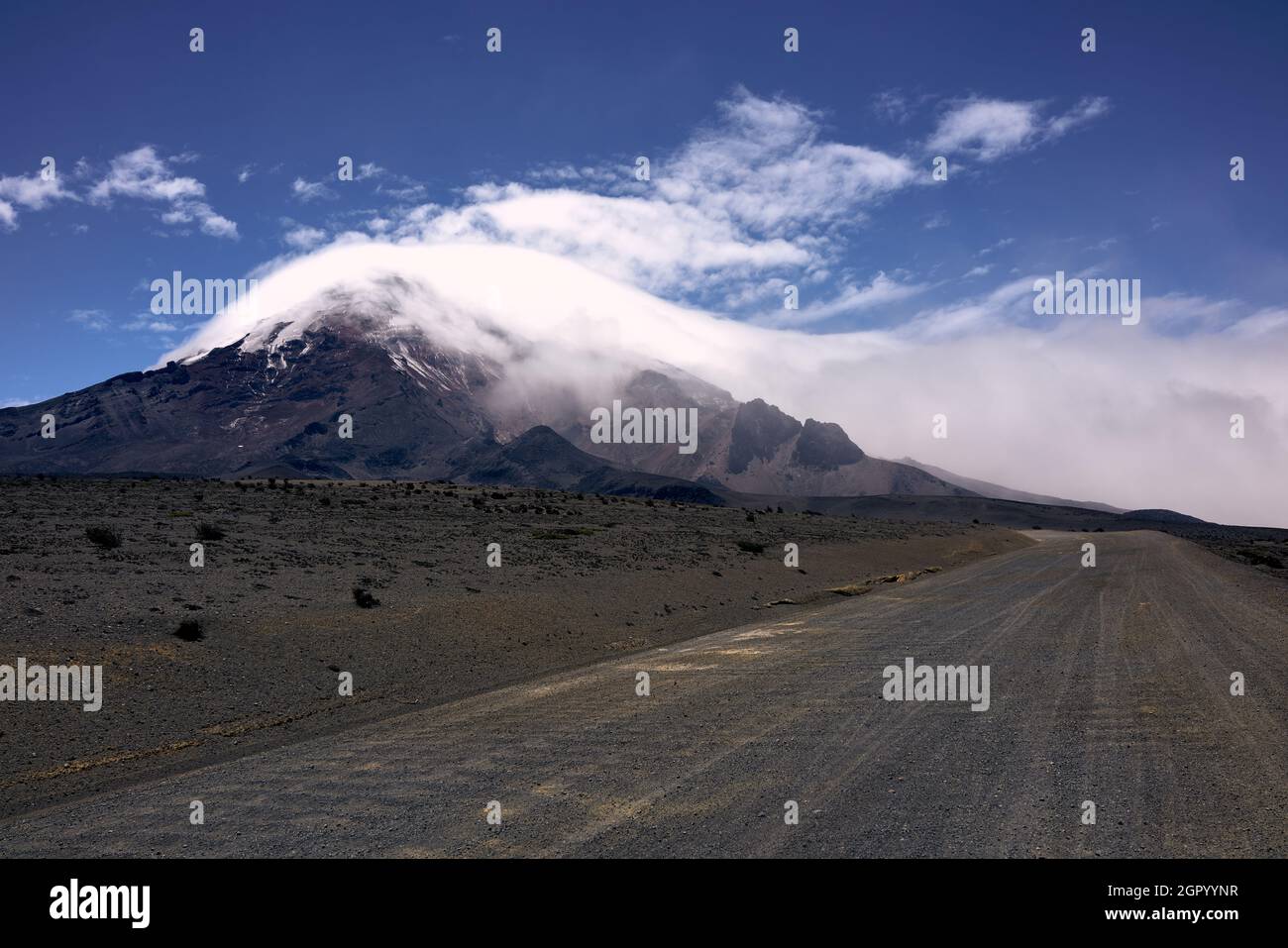 Vista panorámica de los Nevados contra Sky Foto de stock