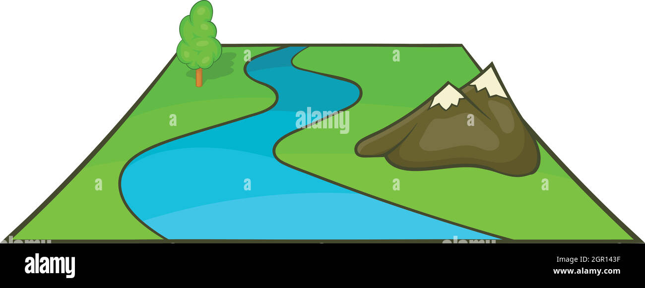 Montañas de dibujos animados Fotos e Imágenes de stock - Alamy