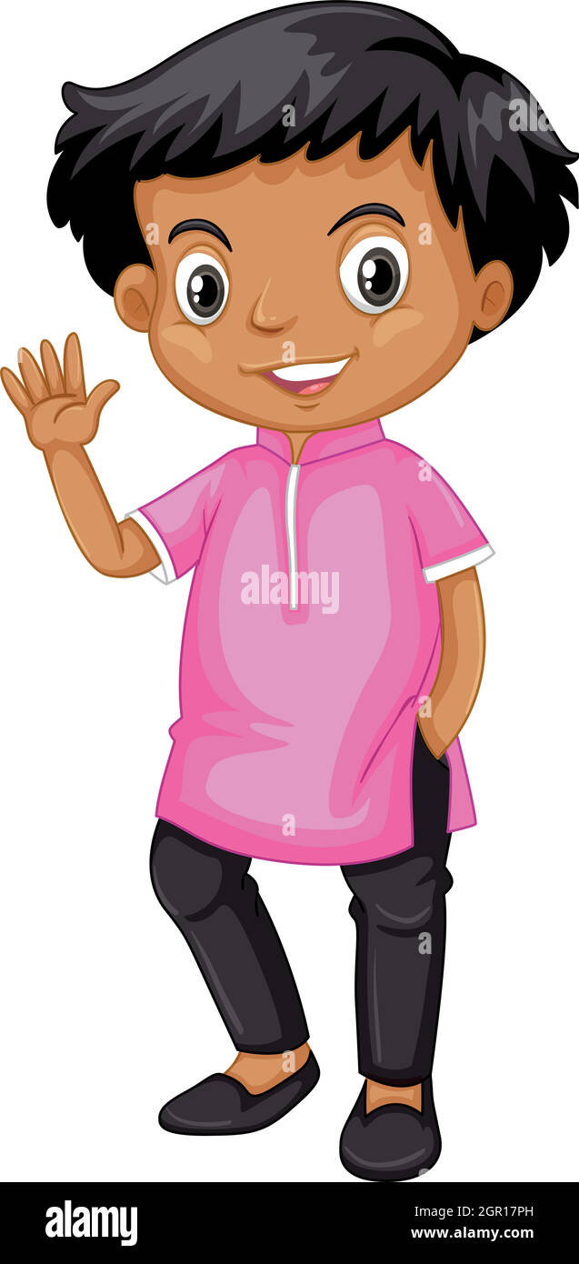 Chico con camisa rosa Imágenes recortadas de stock - Alamy