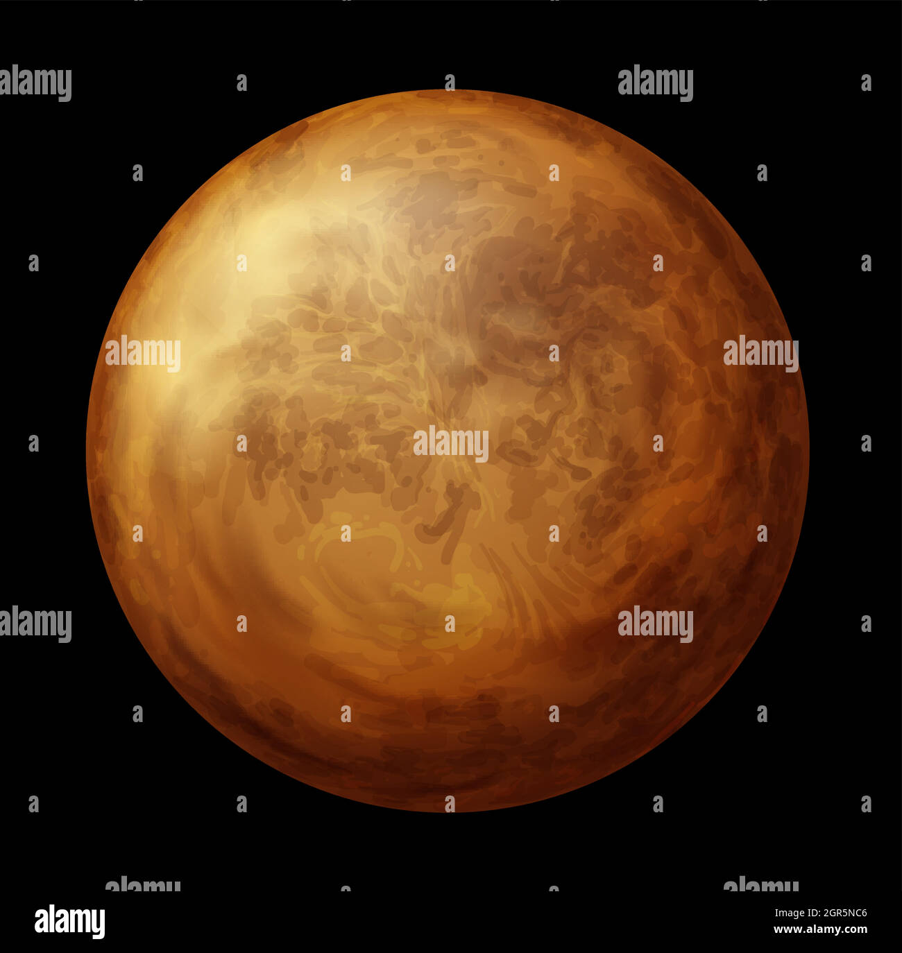 Planeta Venus Ilustración del Vector