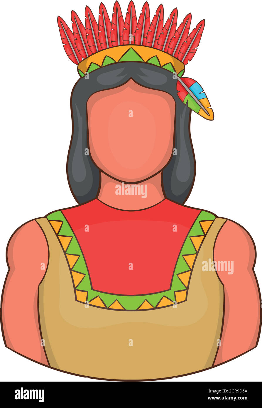 American indian headdress cartoon icon fotografías e imágenes de alta  resolución - Alamy