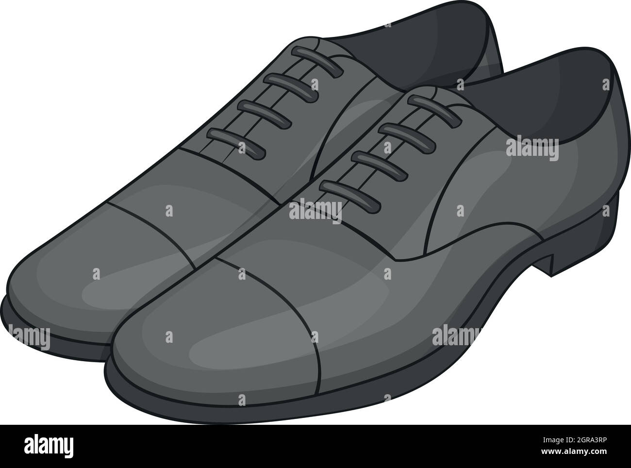 Estilo De Zapato Clásico. Conjunto De Hombre De Cuero Zapatos Negros Y Zapatos  Negros De Cuero Mujer Ilustraciones svg, vectoriales, clip art vectorizado  libre de derechos. Image 46959388