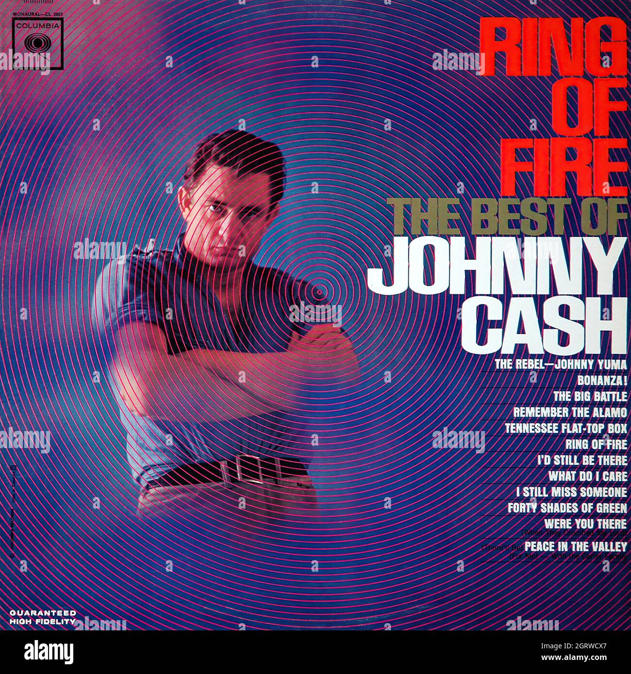 Johnny Cash - Anillo de Fuego ... 1963 - Vinyl Vintage 33 rpm record  Fotografía de stock - Alamy
