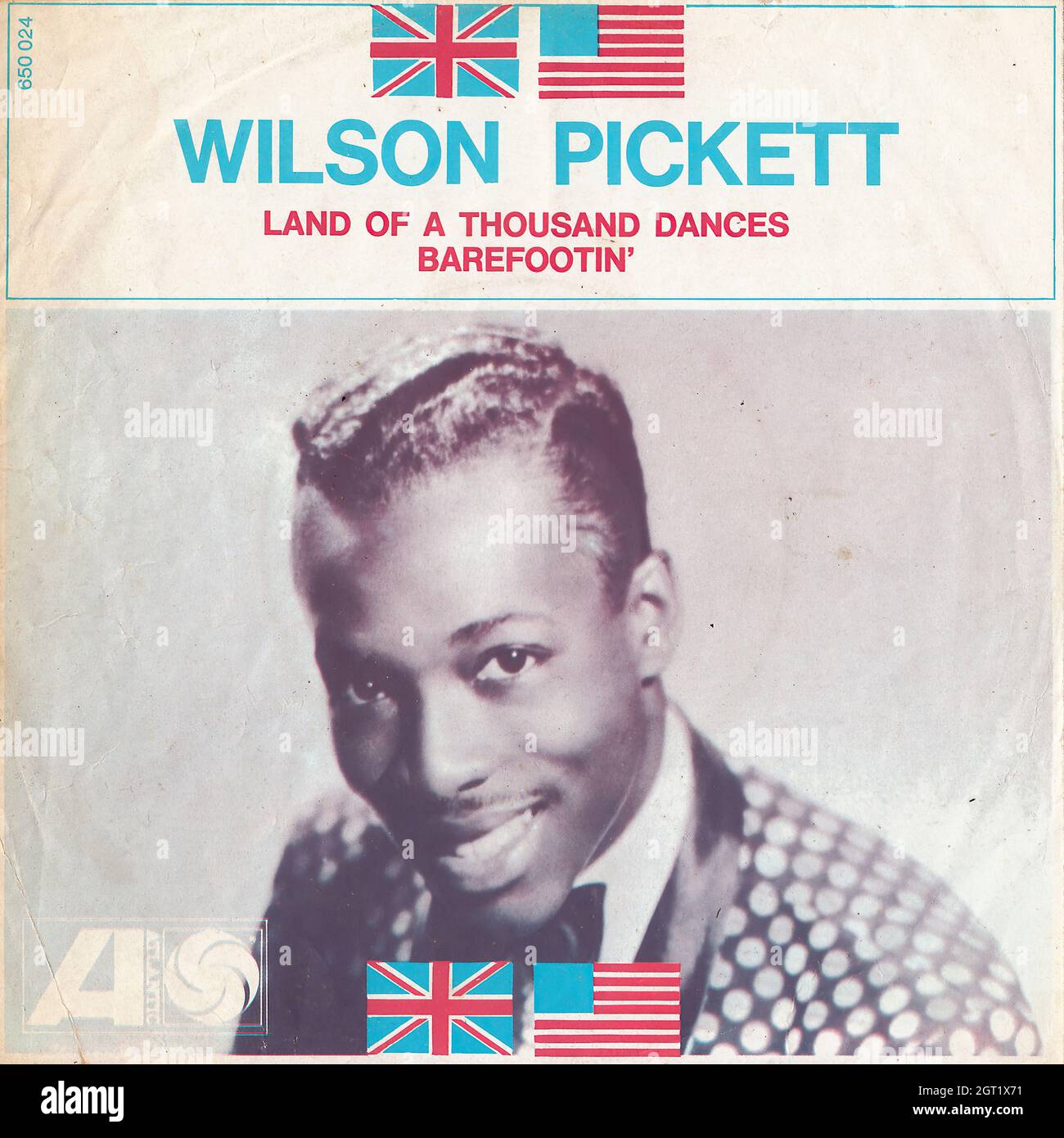 Wilson Pickett - Tierra de los Mil Danzas - Barefefootin' 45rpm - Vintage  Vinyl Record Cover Fotografía de stock - Alamy