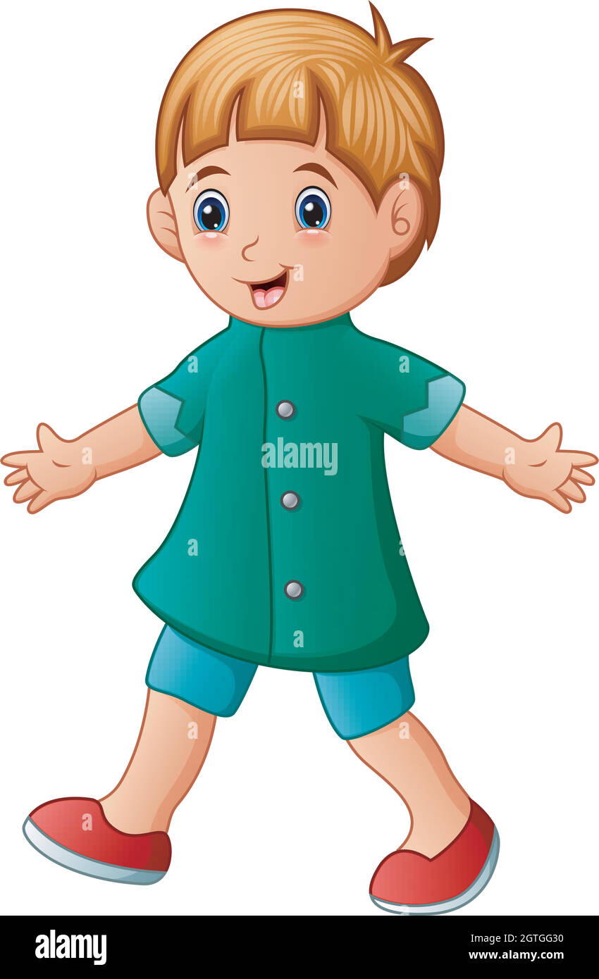 Niños caminando dibujo Imágenes vectoriales de stock Alamy