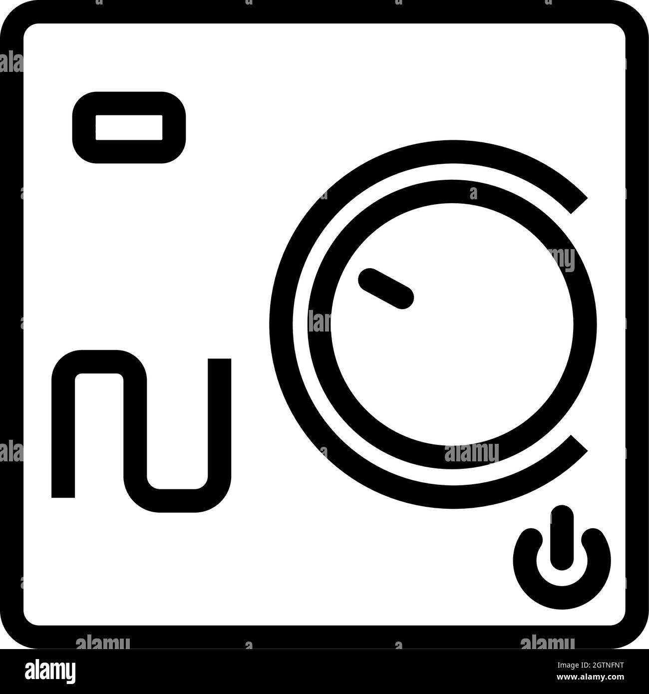 Icono de termostato de coche, estilo de dibujos animados Imagen Vector de  stock - Alamy