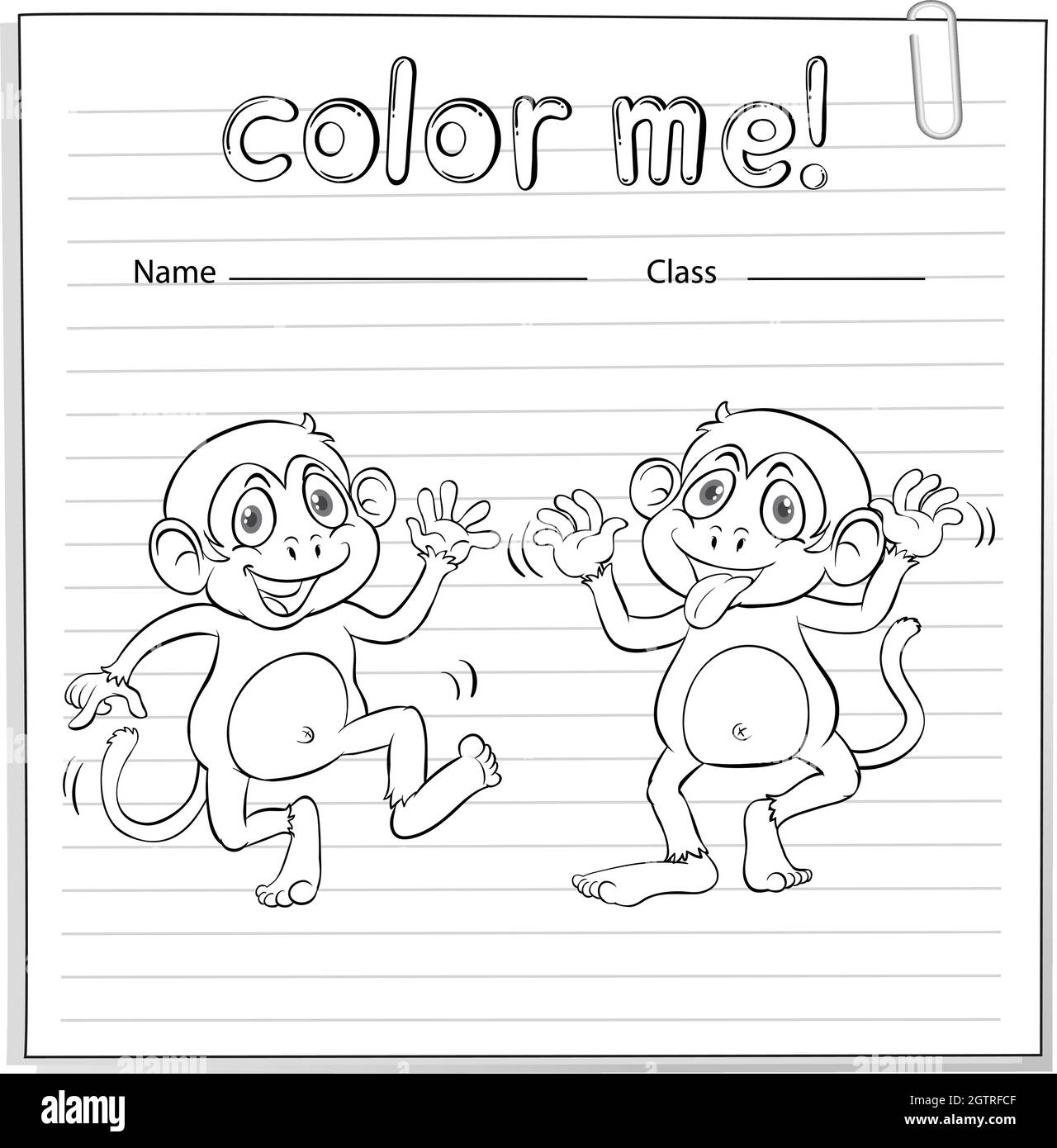 The Monkeys At School Fotografias E Imagenes De Alta Resolucion Alamy