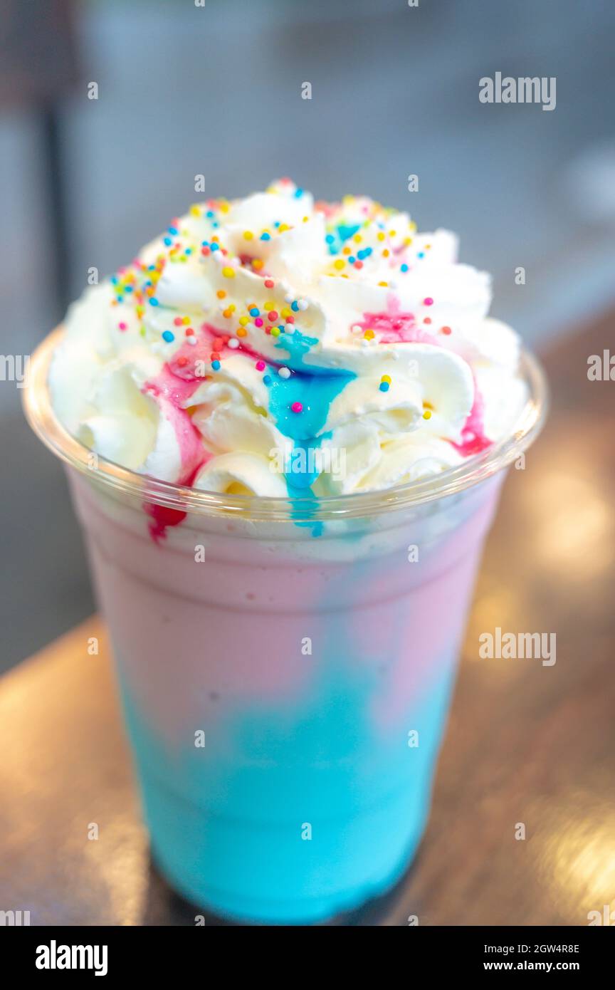 Close-up de helado vaso desechable Fotografía de - Alamy