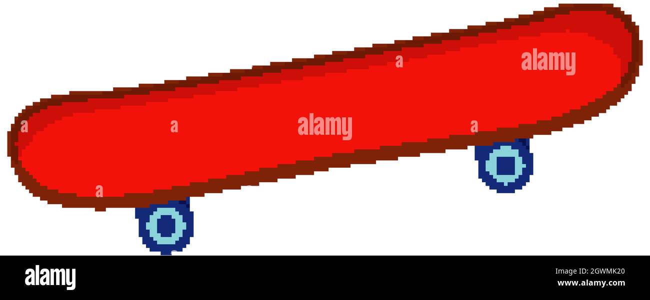 Patineta roja Imágenes vectoriales de stock - Alamy