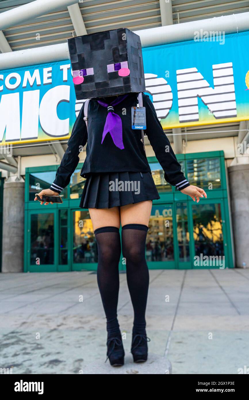 Cosplayer de minecraft fantasma fotografías e imágenes de alta resolución -  Alamy